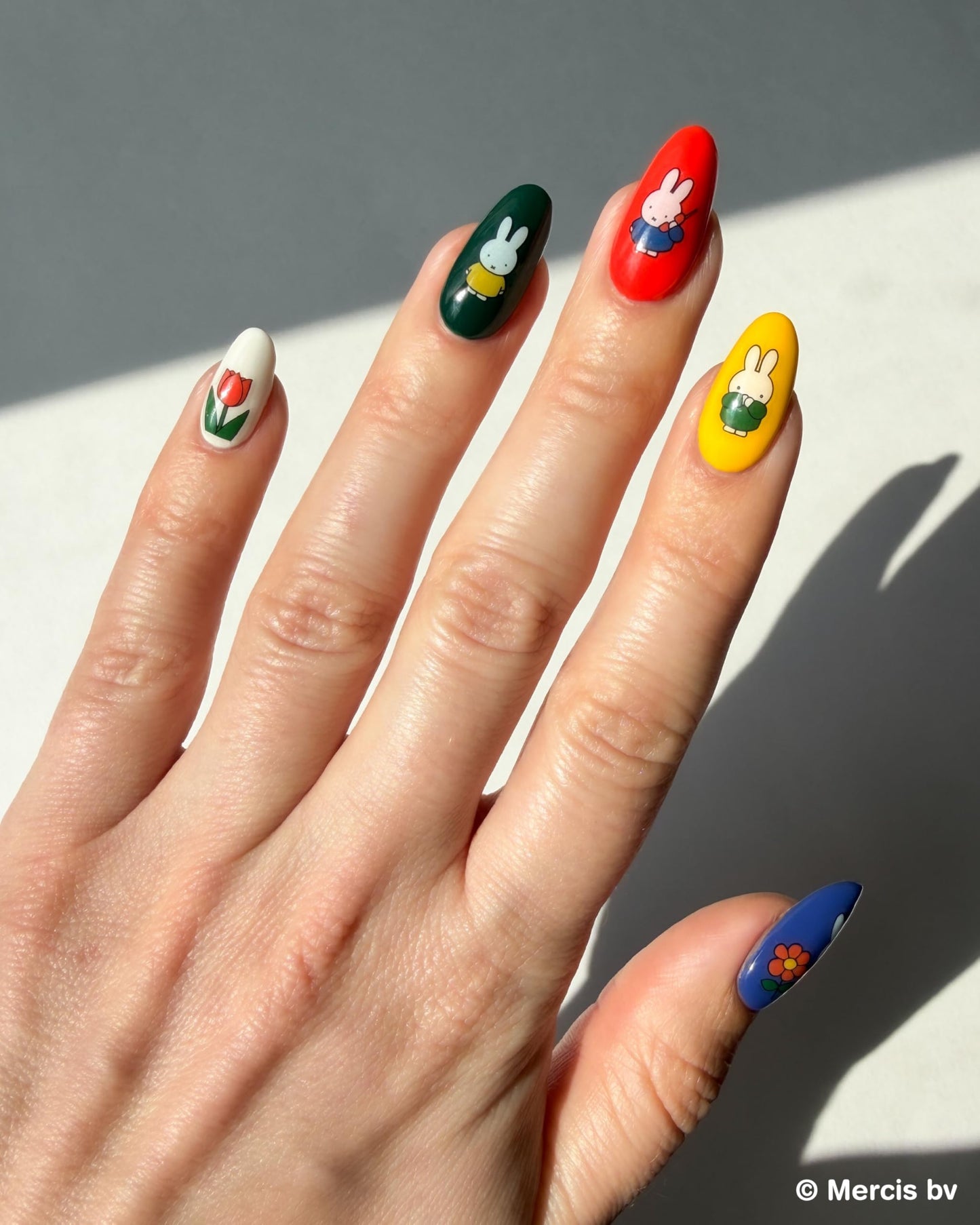 Deco Beauty Classic Miffy-Super Thin & Easy-to-Apply Nail Art with the Cutest Designs-Durable & Long-Lasting Nail Art Stickers and Decals for Women, for DIY At-Home Manicures & Salon-Quality Nails