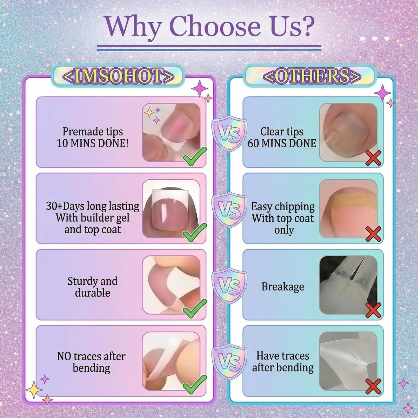 IMSOHOT Oval Press on Nails, Short Fake Nails, Pink Cat Eye 3D Sculpted Heart Bow Castle, 30 Pcs Reusable Glue on Nails for Women