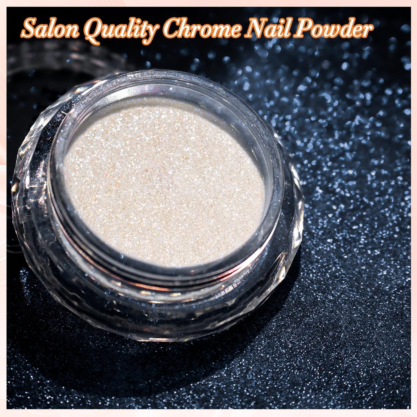 FNNZ Chrome Nail Powder, Aurora Mirror Effect Unicorn Chrome Nail Powder, Mermaid Nail Chrome Powder for Nail Art Decoration, Light-Changing Pigment Dust Nail Chrome Powder for Women - Iris Dating