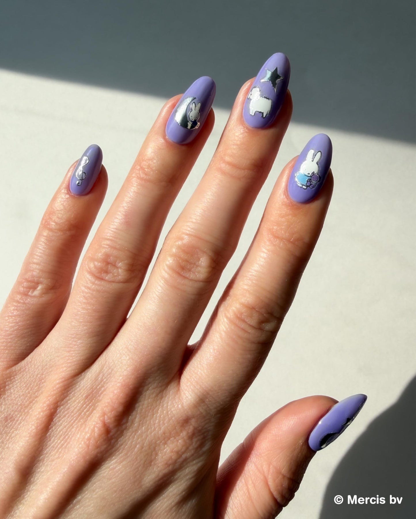 Deco Beauty Miffy’s Sweet Dreams-Super Thin & Easy-to-Apply Nail Art with Cutest Designs-Durable & Long-Lasting Nail Art Stickers and Decals for Women, for DIY At-Home Manicures & Salon-Quality Nails