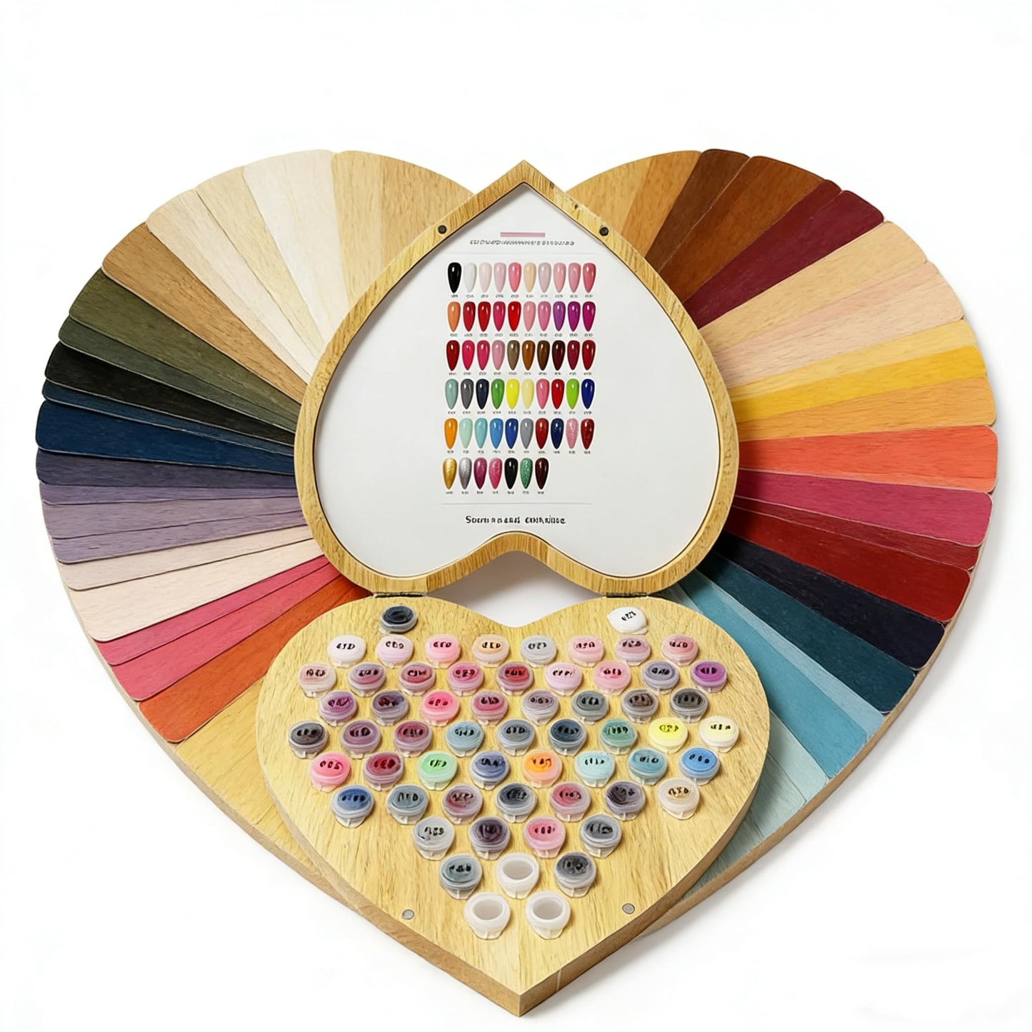 PCTOMU Sponge Pat Pat Gel Polish Pallete Tool Kit, 57 Colors Ombre Nails Gel Paint for Nail Art Gradient Painting Gel Blush Blooming Aura French Manicure, Valentines Day Gifts UV/LED Curing DIY Nail