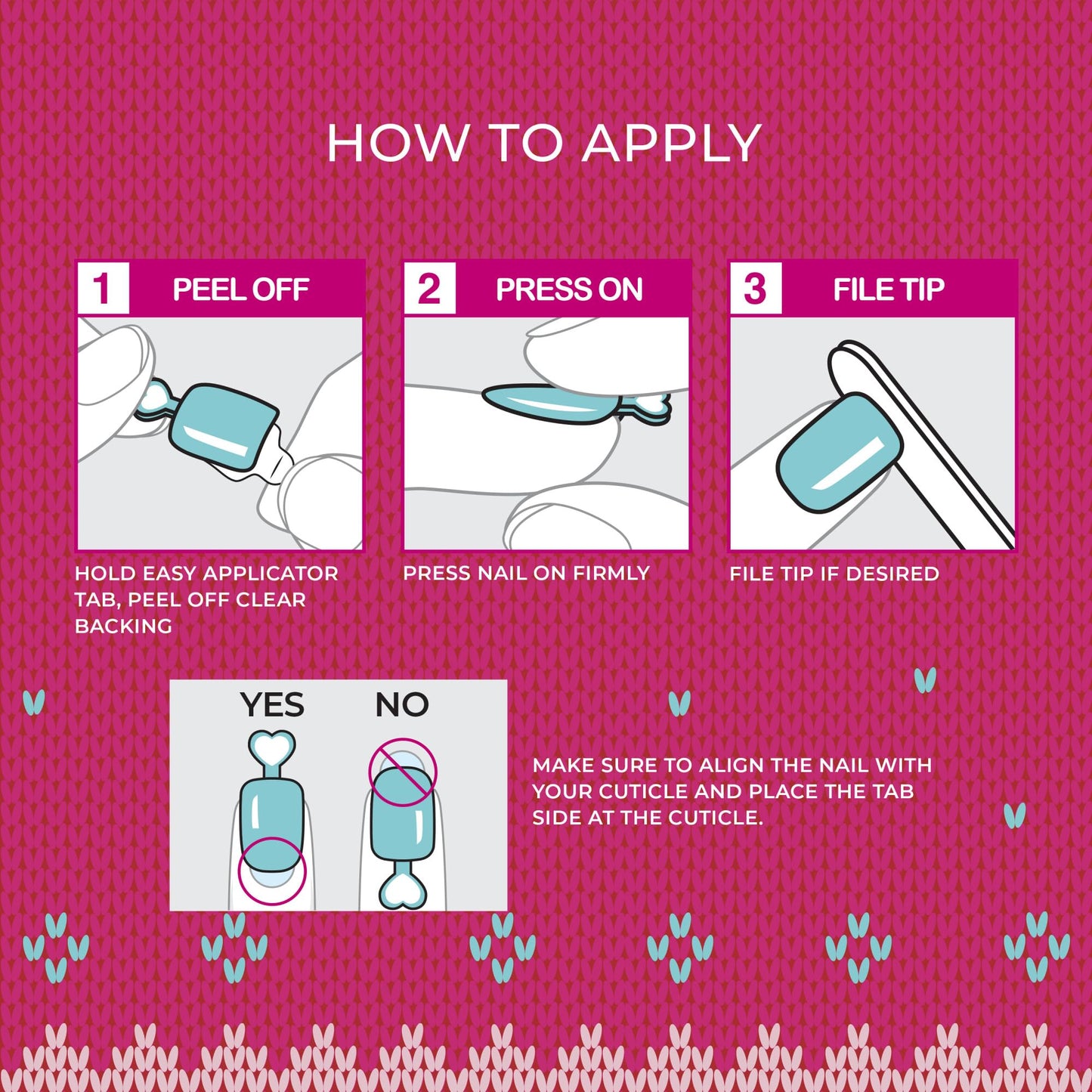 KISS imPRESS MINI Holiday Press On Nails for Kids, ‘Hahaha Ugh’, Pink, Child Size, Squoval Shaped, Mess-Free, Mom Approved, Non-Toxic, Breakaway Application Tabs, Nail File, 20 Fake Nails
