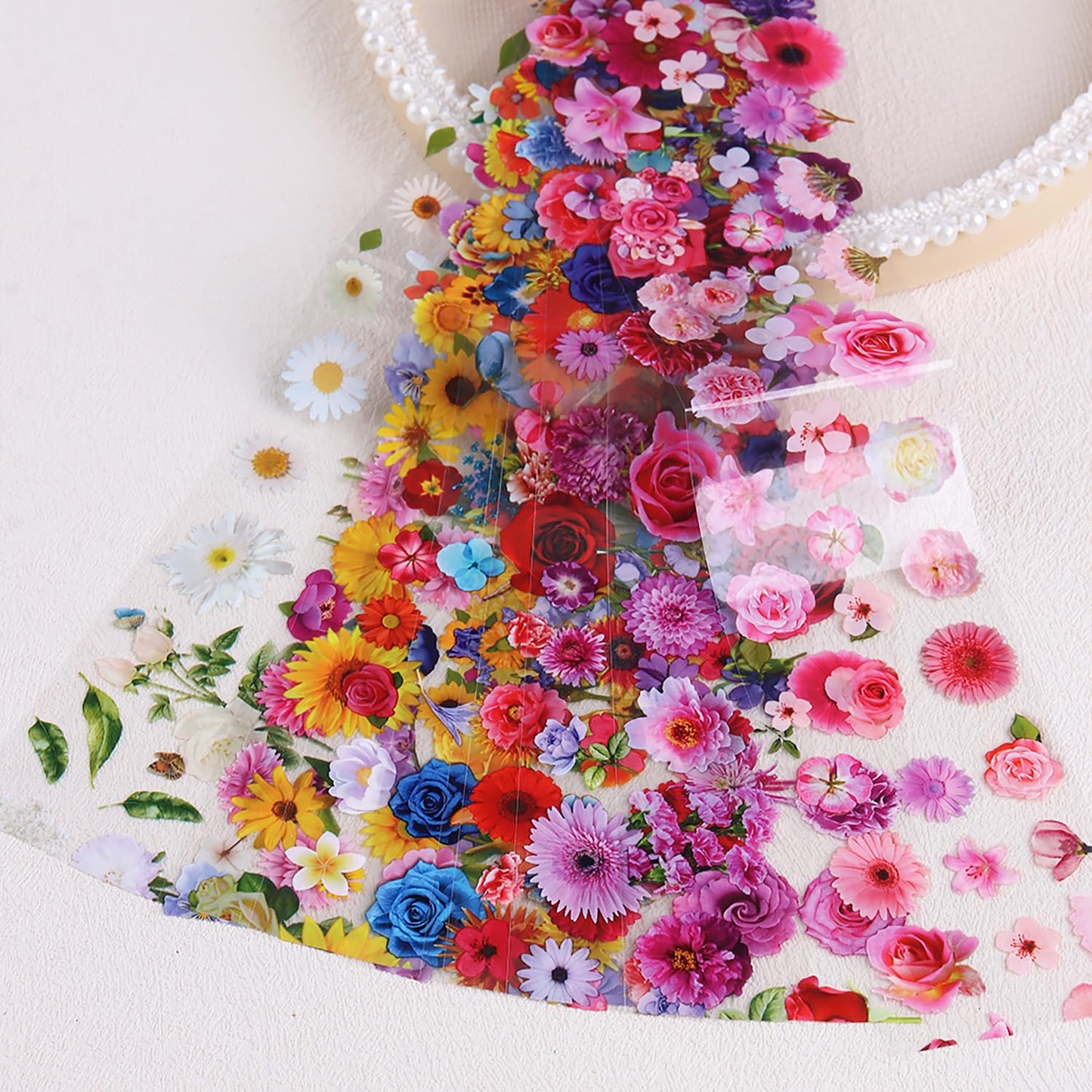 10 Sheets Flower Nail Foils Transfer Nail Art, Rose Flowers Daisy Nail Design Stickers Spring Summer Nail Art Foil Transfer Stickers Cute Floral Nail Foil Transfer Sheets DIY Manicure Decorations