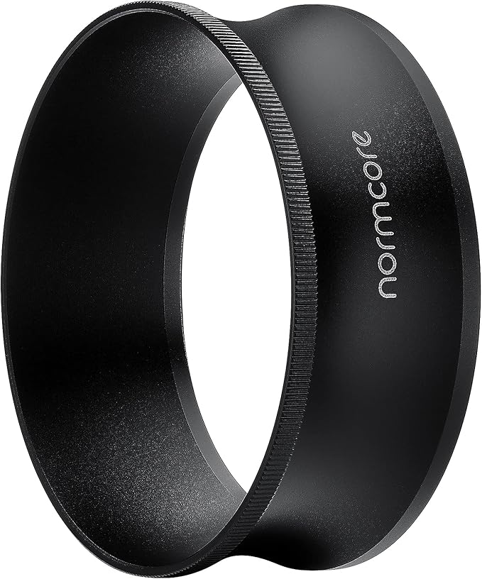 Normcore 54mm Magnetic Dosing Funnel V2, Espresso Coffee Dosing Ring, 28mm Anodized Aluminum with 9 Neodymium Magnets Fits 54mm Breville Portafilter, Black