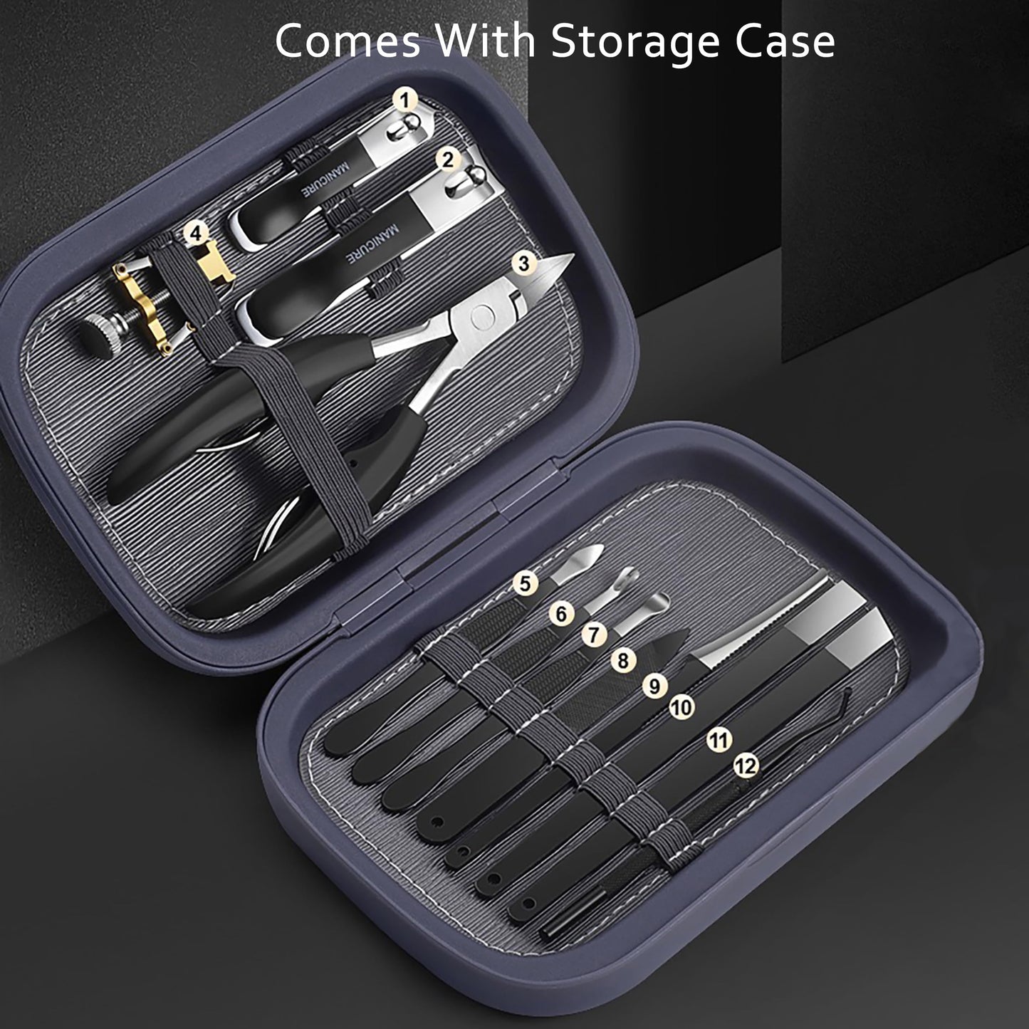 Ingrown Toenail Clipper for Men Women Nail Clipper for Senior Thick Toenail Clippers for Ingrown Nails Removal Set Nail Cutter Pedicure Knife Toe Nails Clipper Kit
