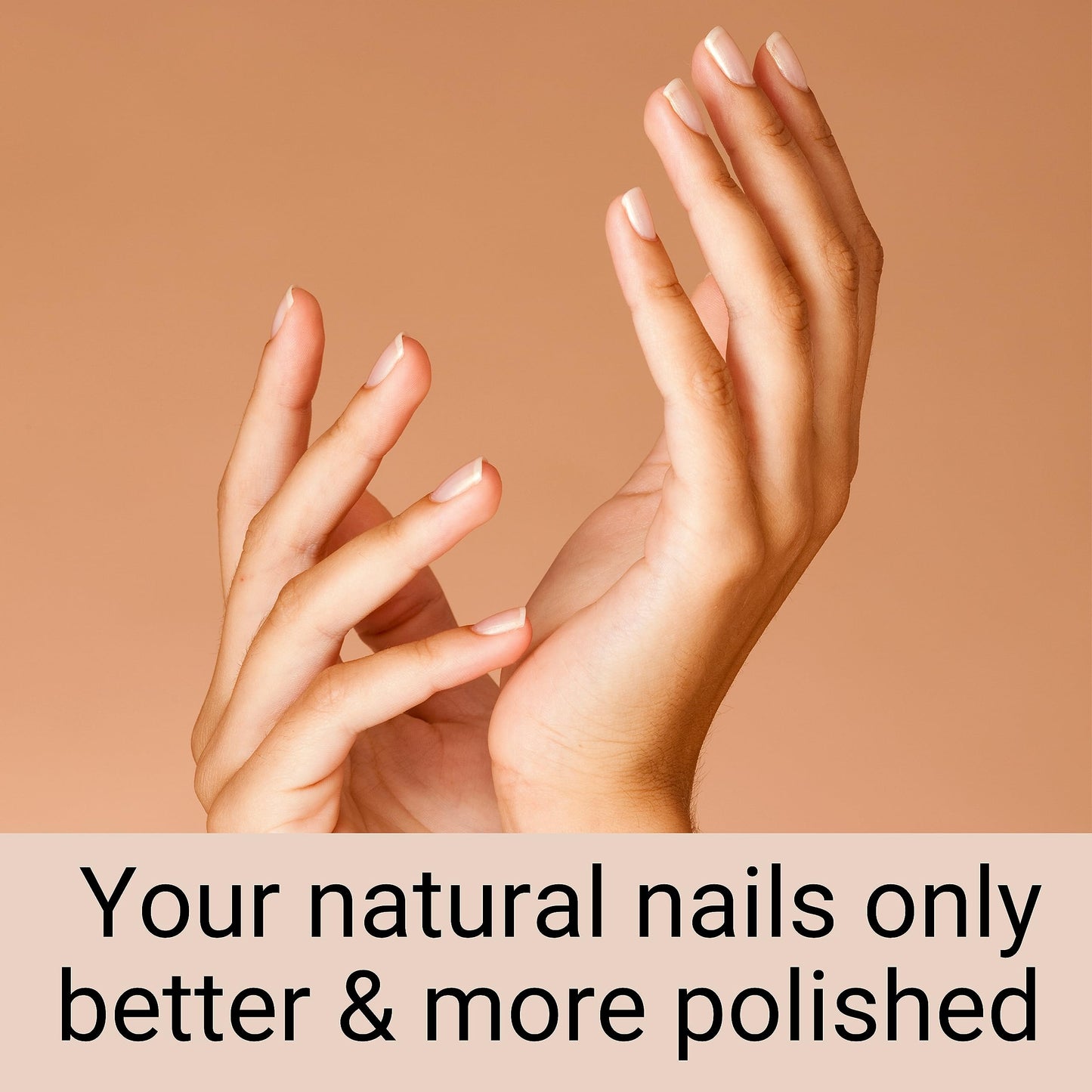 Alice & Bella Nude & Neutral Manicure Kit Bundle - Semi cured gel nail strips duo in Milky White + Pure Strength Clear - mani that works well any outfit & occasion & strengthens your nails