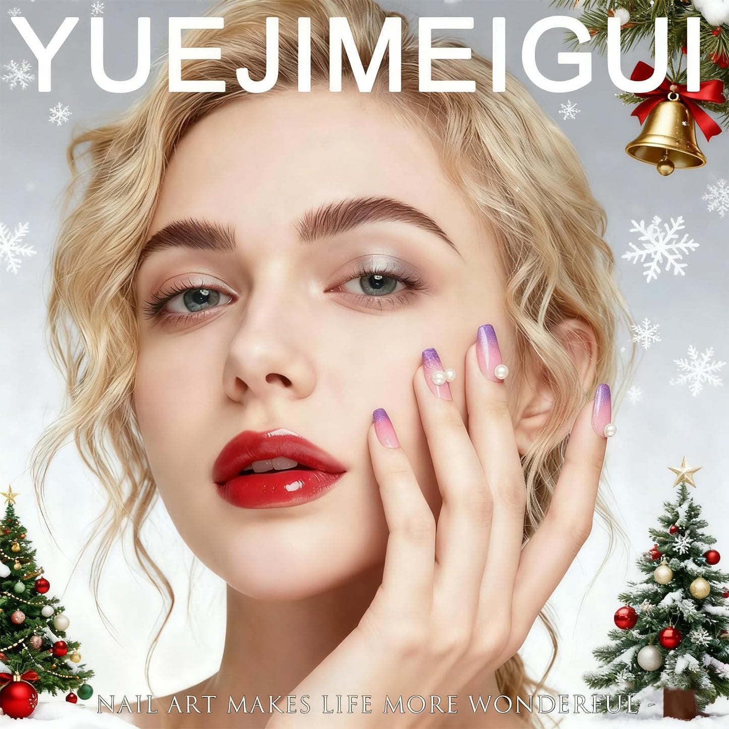 Christmas Red French Press on Toenails Short Square Fake Toenails Santa Hat Toe Nail Tips Silver Glitter French False Toenails Full Cover Glossy Christmas Acrylic Toe Nails Decorations for Women 24Pcs
