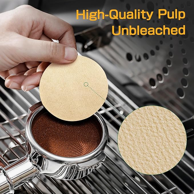 600pcs Espresso Filter Paper for Ninja Luxe Cafe Accessories Breville Espresso Machine Accessories, Portafilter Filter Disposable Puck Screen for Breville Coffee Maker, 54mm