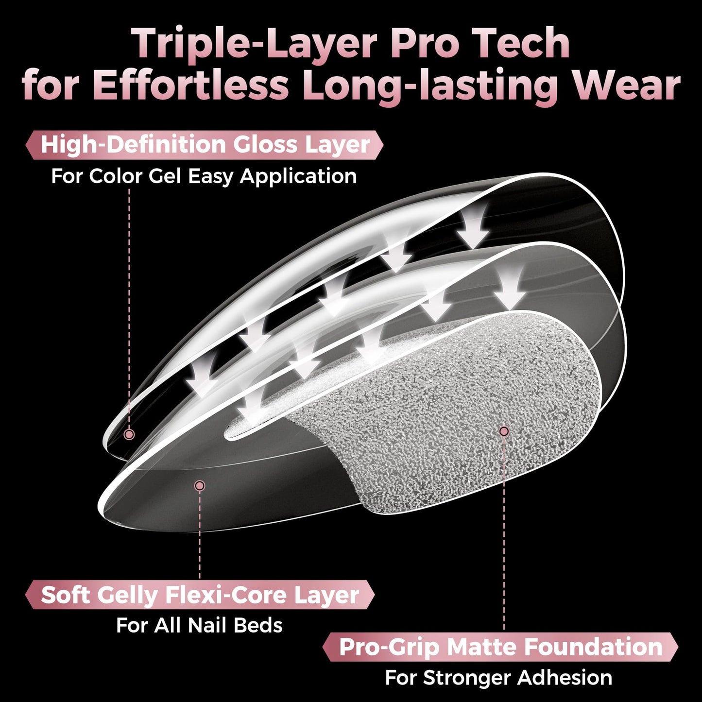 Luckyfairy Medium Stiletto Nail Tips: 240 Pcs Full Cover Almond Shape False Nail Acrylic Soft Gel Nails Tips Clear Stiletto Press on Tips Pre-buffed for Nail Art Extension Salon Home DIY 12 Sizes
