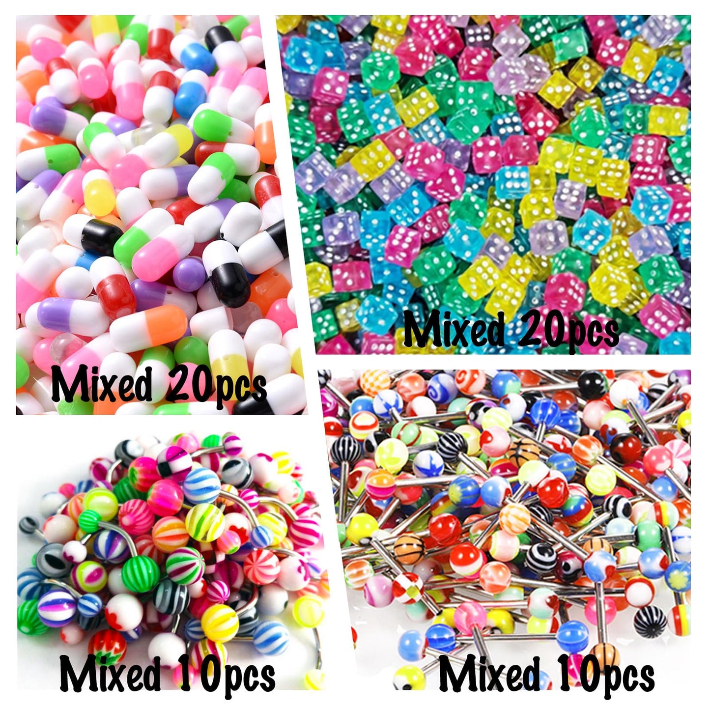 BBATT-HAPPY 197PCS Nail Charms for Acrylic Nails，Monster Eye Pill Puncture Dice Billiards Cone Pin Door Handle Mechanical Parts Nail Decorations ，Nail Accessories for Nail Art Supplies Manicure DIY