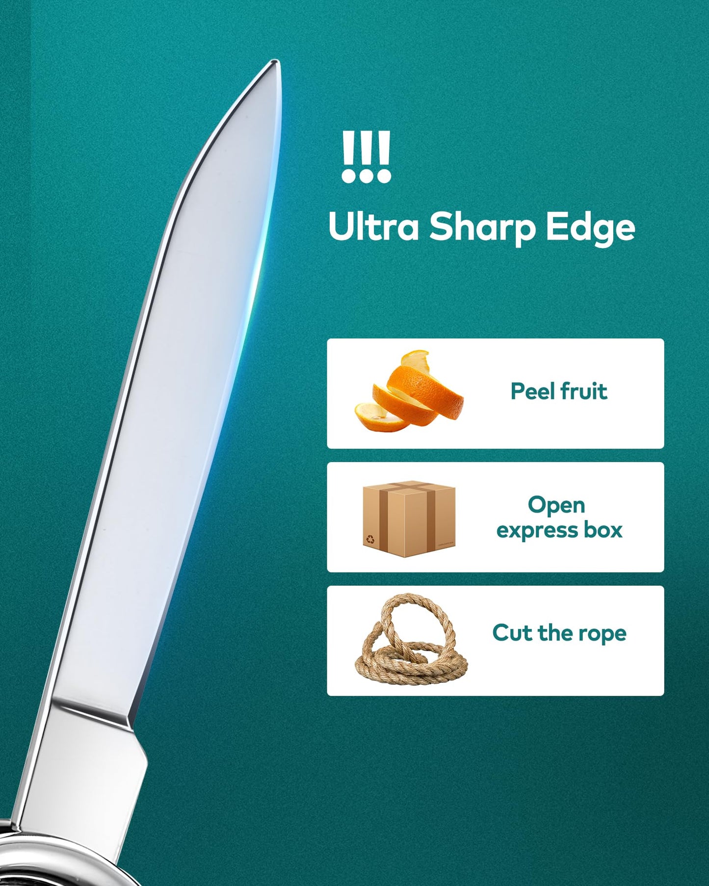 Portable Nail Clippers,Medical Grade Stainless Steel Foldable Nail Cutter with Leather Case, Ultra Slim Travel Design
