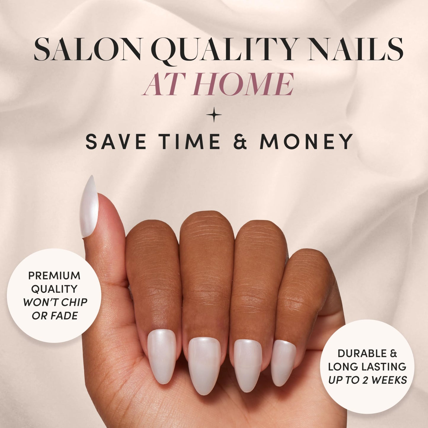 Glamnetic Press-On Nails Bundle - Midnight Romance, Berry Fizz & Hailey | Squoval Black Fake Nails with Magnetic Cat-Eye Design | Oval Magenta Nails with a Metallic Finish | Glazed Short A