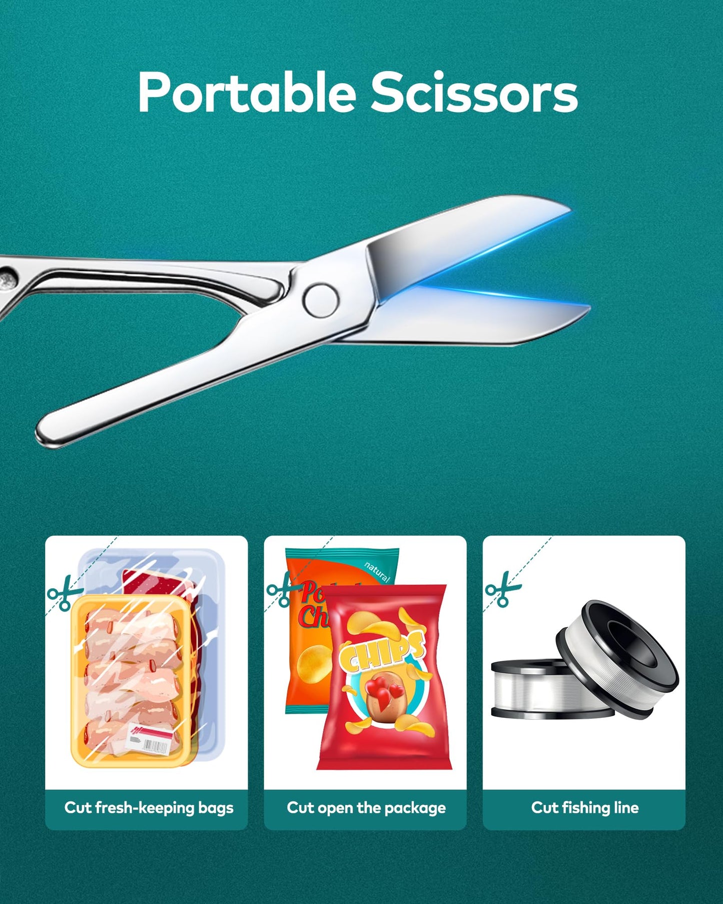 Portable Nail Clippers,Medical Grade Stainless Steel Foldable Nail Cutter with Leather Case, Ultra Slim Travel Design
