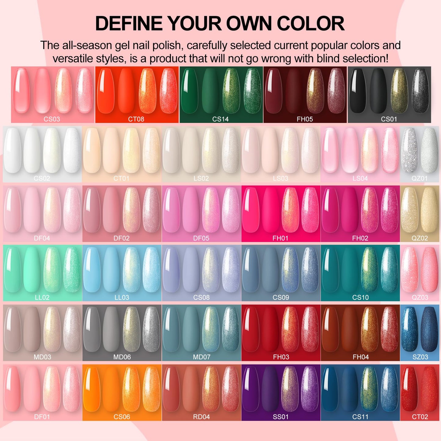 COSCELIA 53pcs Gel Nail Polish Kit with U V light and Drill Starter Kit 35 Colors Gel Nail Polish with 5pcs Top Base Coat Nail Art Professional Gel Manicure Kits Gifts for Women Teens Girls
